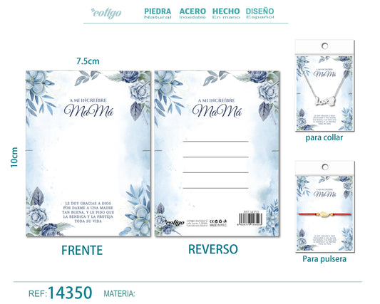 Tarjeta felicitación para Mamá