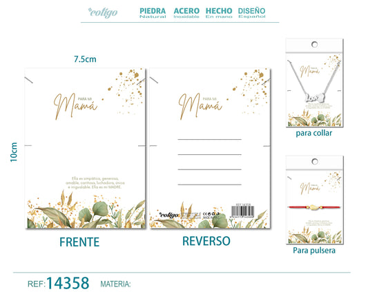 Tarjeta felicitación para Mamá