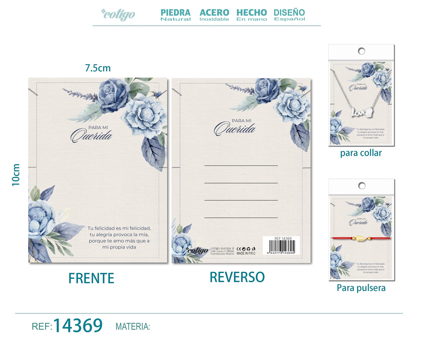 Tarjeta felicitación para Amor