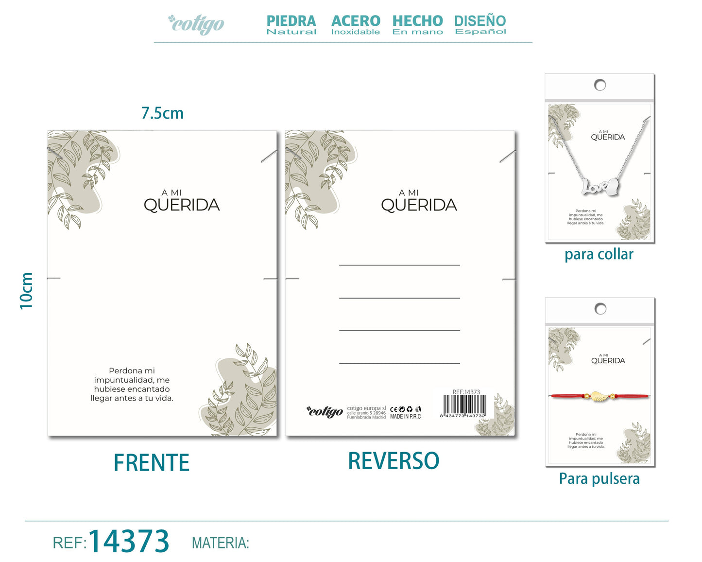 Tarjeta felicitación para Amor