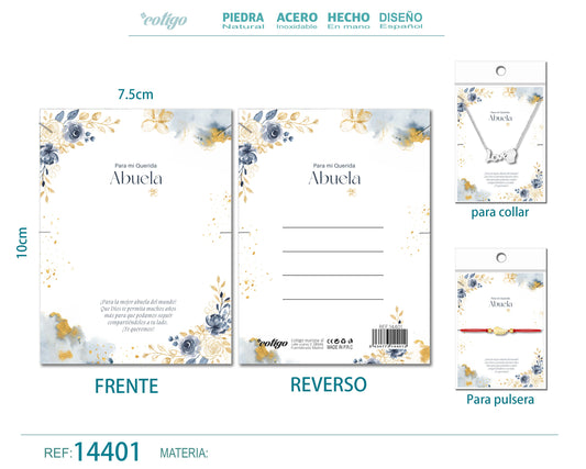 Tarjeta felicitación para Abuela