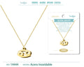 Collar Zodiaco Cancer color Dorado - cotigo