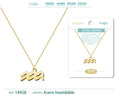 Collar Zodiaco Aquarius color Dorado - cotigo