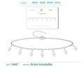 Pulsera con 7 Colgantes de Serpiente en Acero Inoxidable – vista principal del diseño 7 colgantes de serpiente