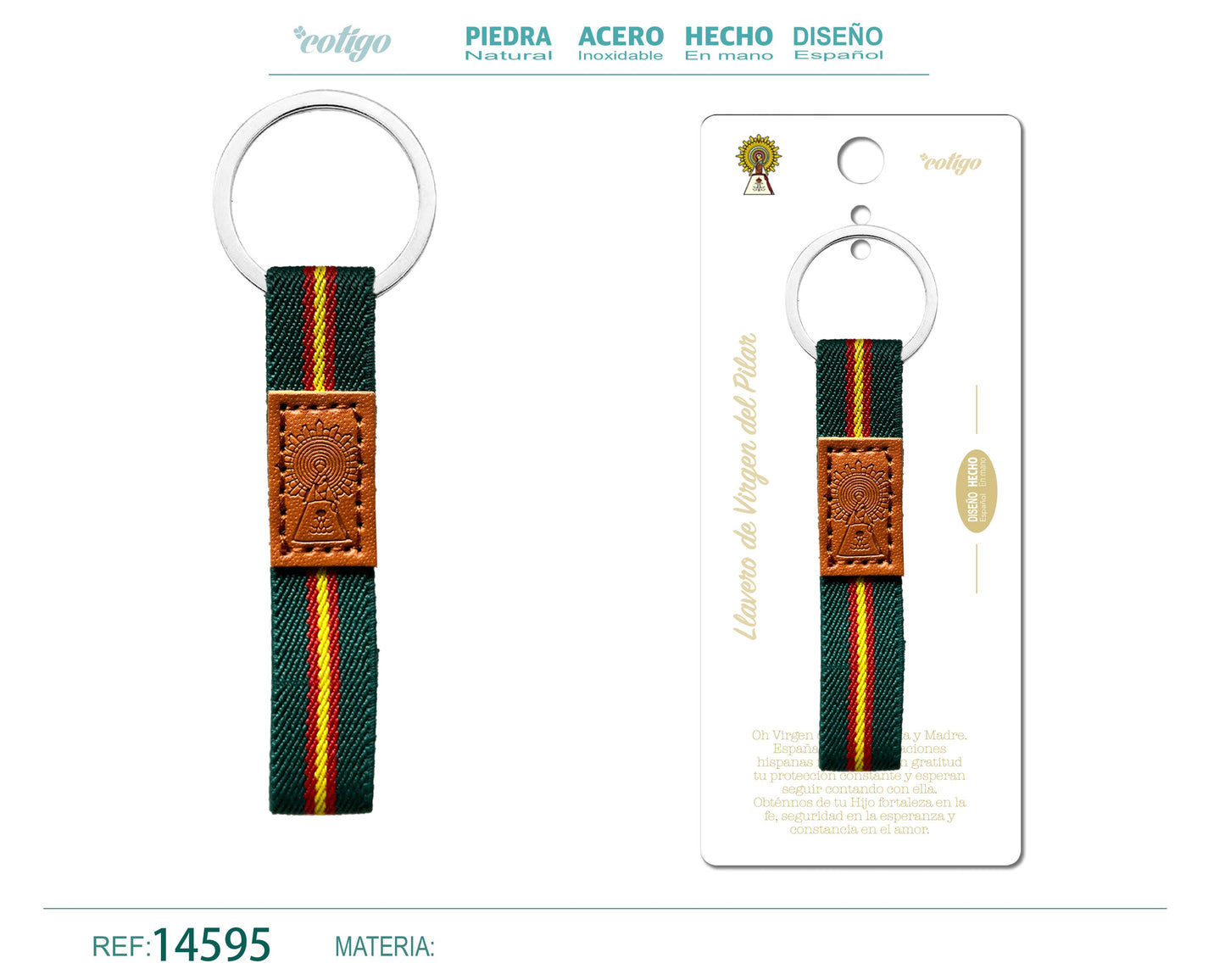 Llavero Virgen del Pilar - Guardia Civil