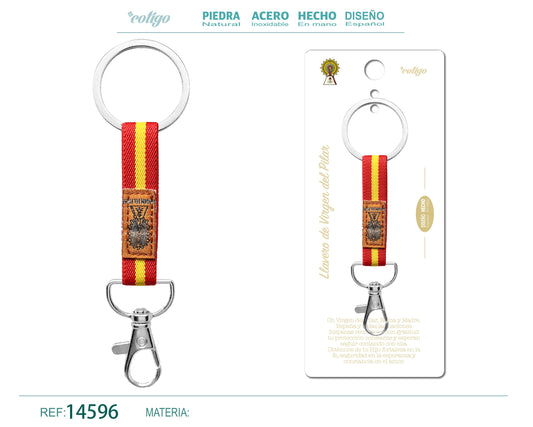 Llavero Virgen del Pilar