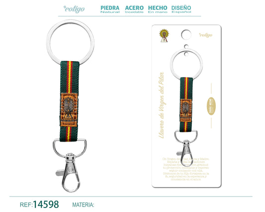 Llavero Virgen del Pilar