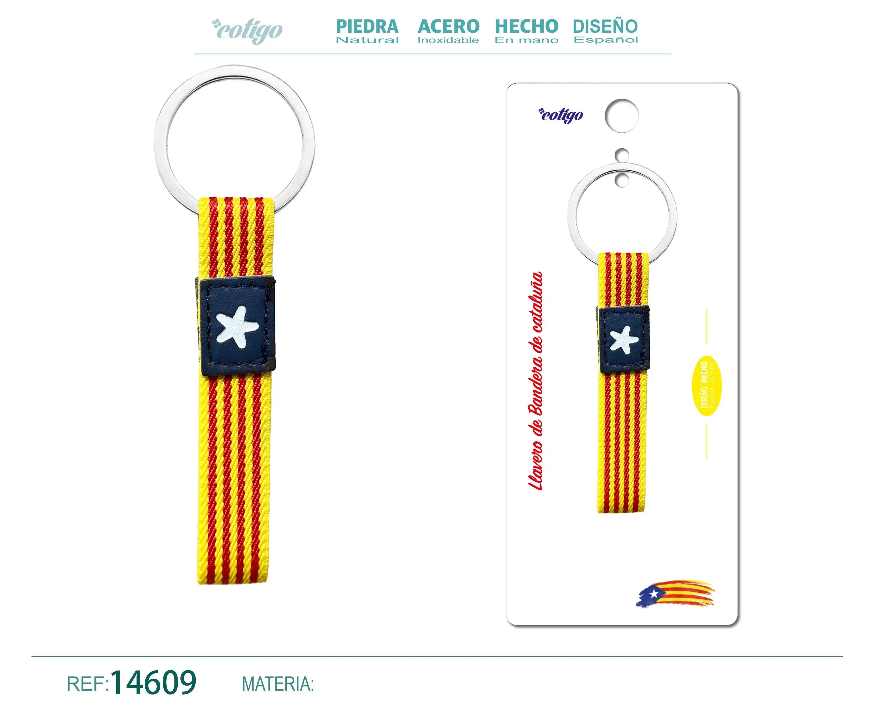 Llavero Bandera Cataluña - cotigo