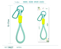 Llavero de cuerda color Macarrón - cotigo