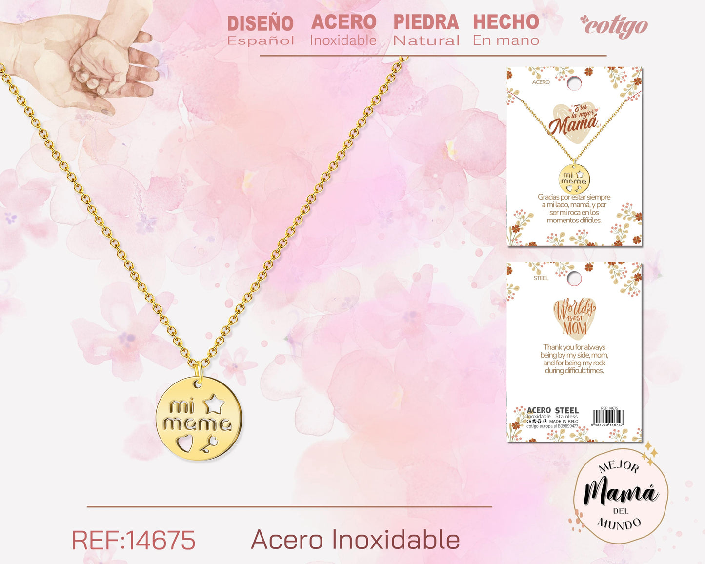 14675-Collar para Mamá color Dorado