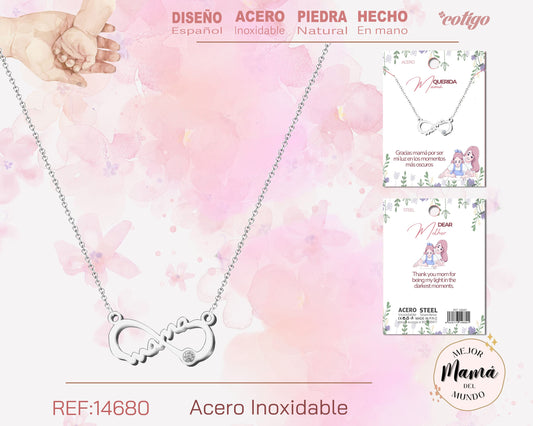 14680-Collar para Mamá color Plateado