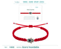 Pulsera Hilo trenzadoRojo-Mano Ojo - cotigo