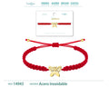 Pulsera Hilo Destino con Mariposa Acero Dorado - cotigo