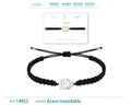 Pulsera Hilo Destino con Búho Acero Plateado - cotigo