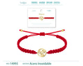 Pulsera de Hilo con Trisquel en Acero Inoxidable – vista principal del diseño hilo con trisquel