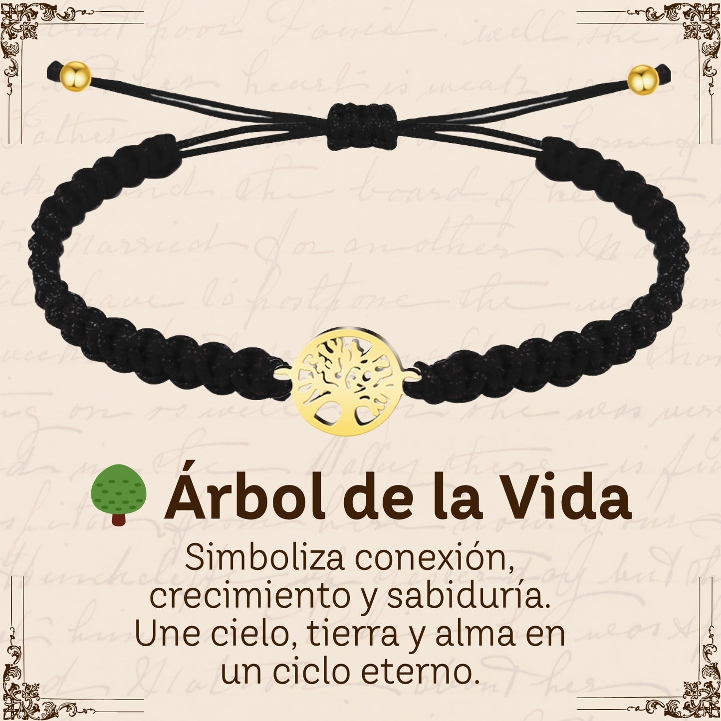 Pulsera Hilo Destino Hecho a Mano 🧵 con Amuleto de Suerte y Protección 🍀 en Acero Inoxidable 💎