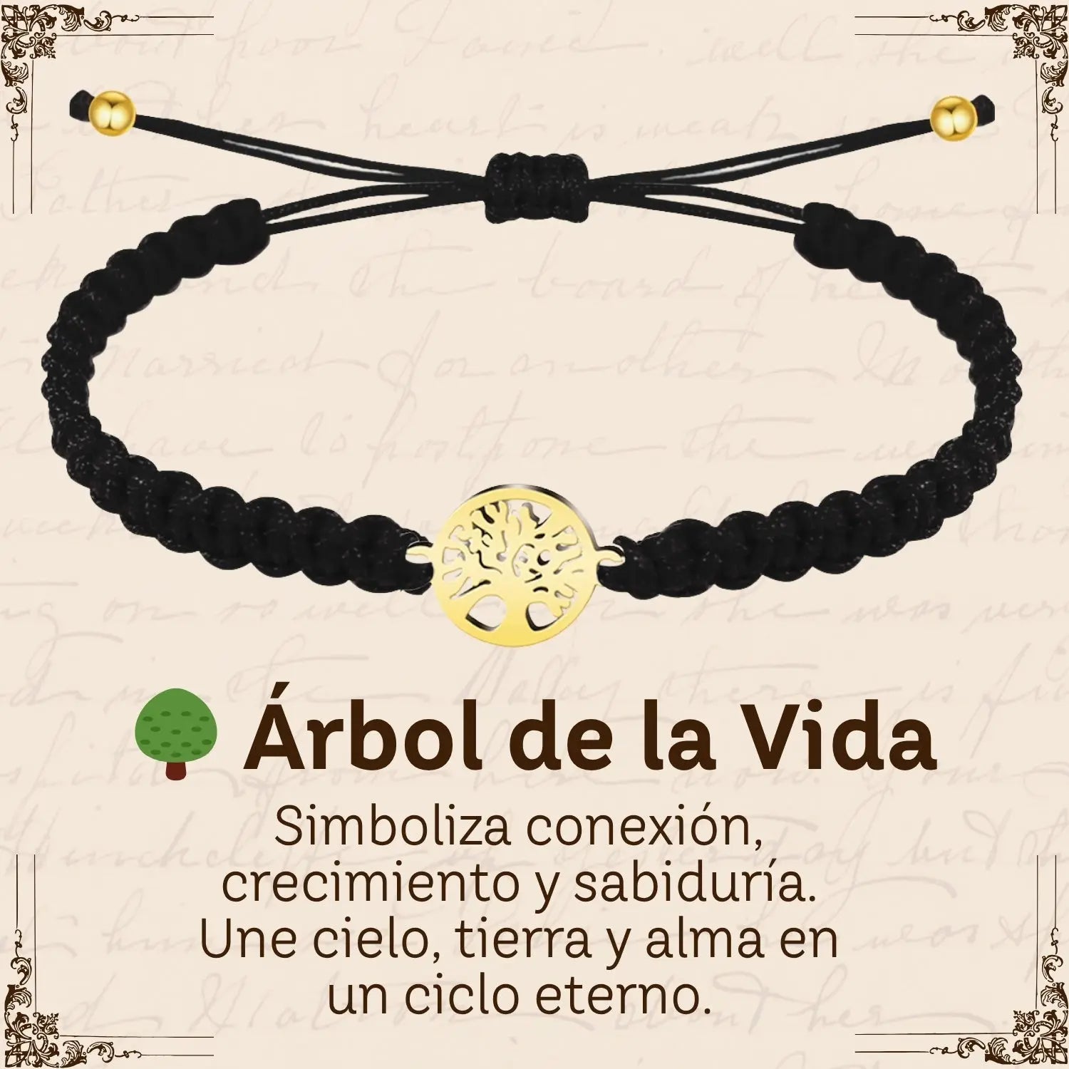 Pulsera Hilo Destino Hecho a Mano 🧵 con Amuleto de Suerte y Protección 🍀 en Acero Inoxidable 💎 - cotigo