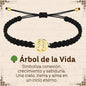 Pulsera Hilo Destino Hecho a Mano 🧵 con Amuleto de Suerte y Protección 🍀 en Acero Inoxidable 💎 - cotigo