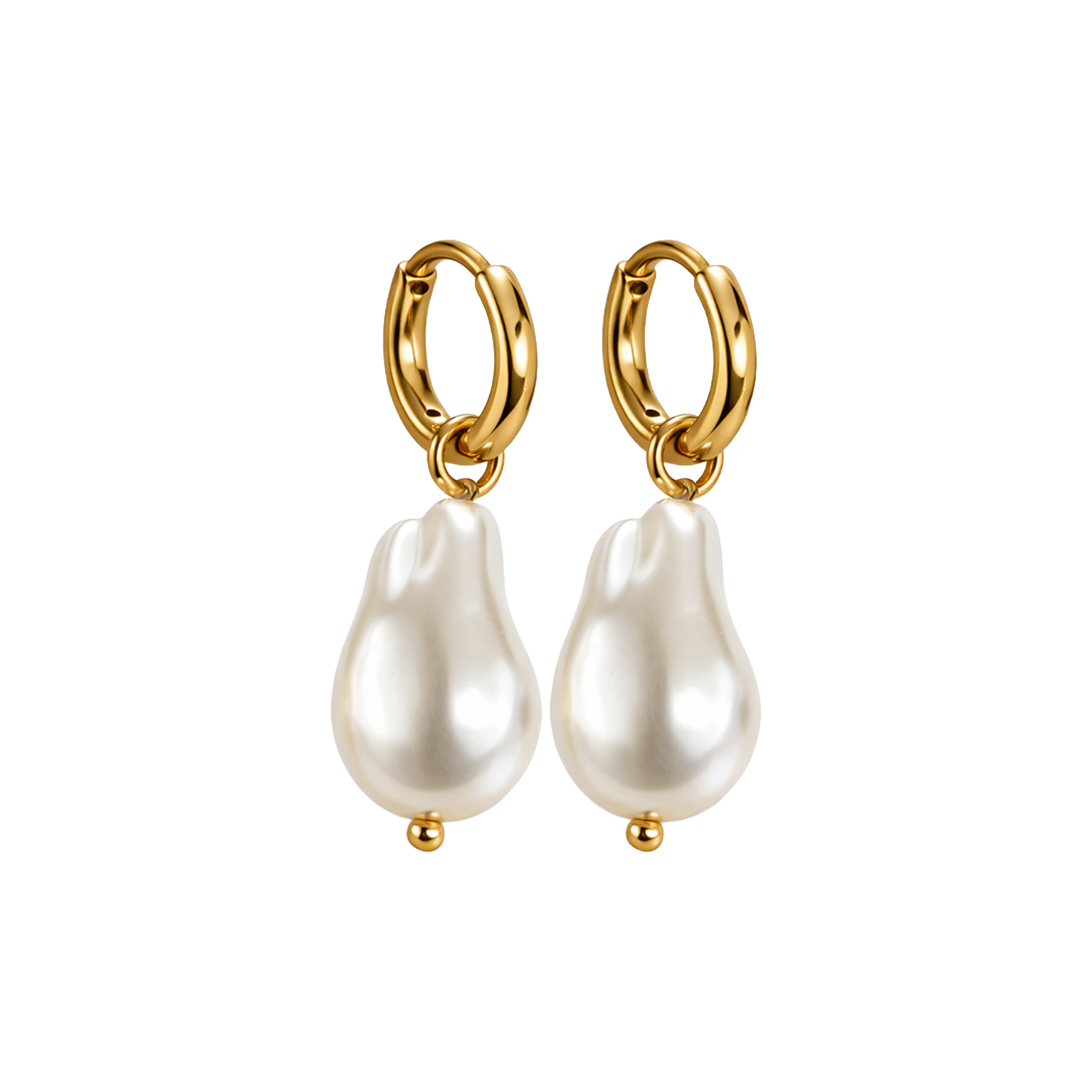 Pendientes de Perlas Barrocas