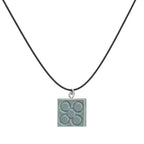 Colgante Flor de Barcelona con cordon y Acero - cotigo