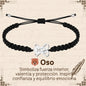 Pulsera Hilo Destino Hecho a Mano 🧵 con Amuleto de Suerte y Protección 🍀 en Acero Inoxidable 💎 - cotigo