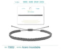 Pulsera Hilo destino color Gris - cotigo