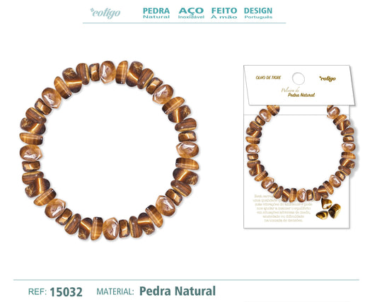 Pulsera Piedra natural-Ojo de tigre
