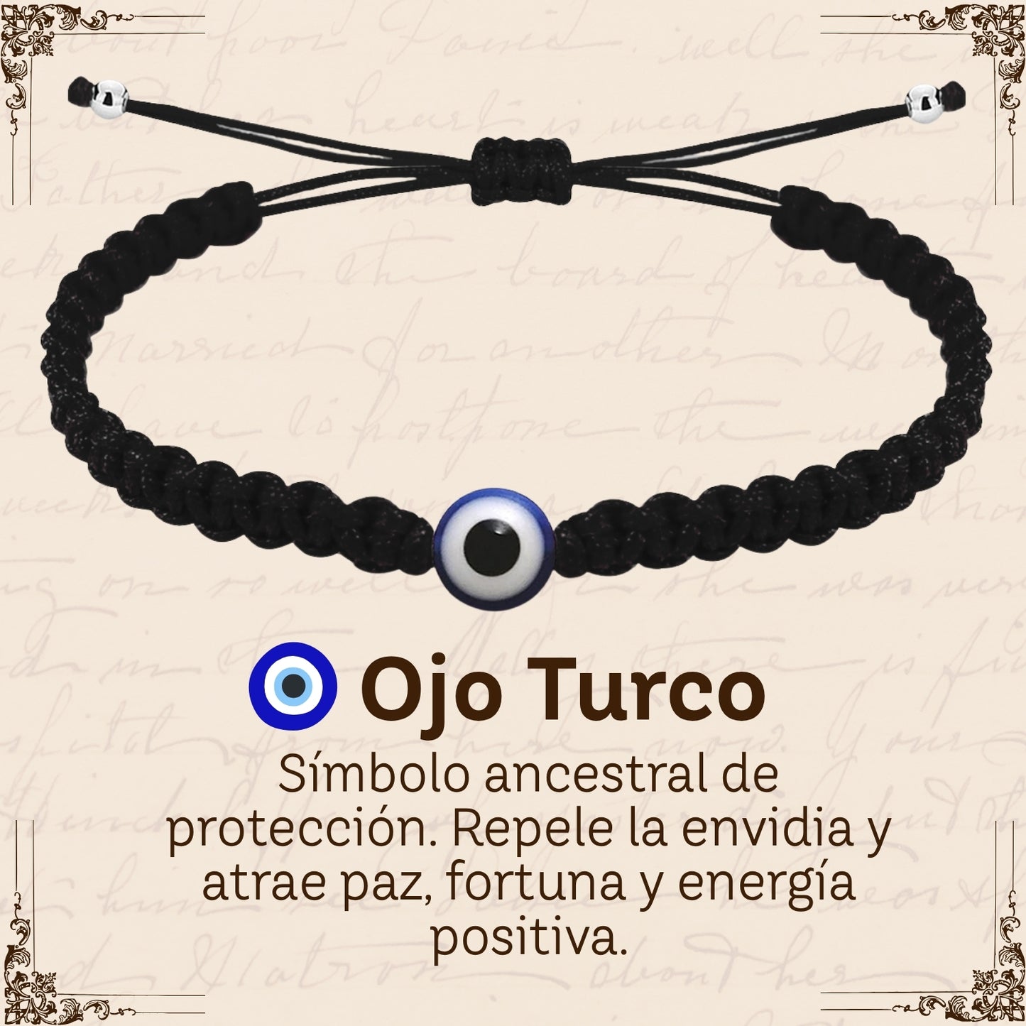Pulsera Hilo Destino Hecho a Mano 🧵 con Amuleto de Suerte y Protección 🍀 en Acero Inoxidable 💎