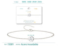 Pulsera Letra A Color Plateado - cotigo