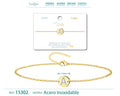 Pulsera Letra A Color Dorado - cotigo