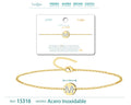 Pulsera Letra M Color Dorado - cotigo