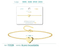 Pulsera Letra A Color Dorado - cotigo