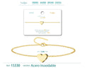 Pulsera Letra D Color Dorado - cotigo