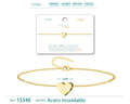 Pulsera Letra M Color Dorado - cotigo