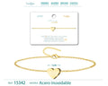 Pulsera Letra N Color Dorado - cotigo