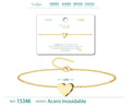 Pulsera Letra R Color Dorado - cotigo