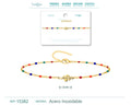 Pulsera Multicolor con Serpiente en Acero Inoxidable – vista principal del diseño multicolor con serpiente