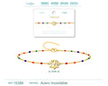 Pulsera Multicolor con Flor de Loto en Acero Inoxidable – vista principal del diseño multicolor con flor de loto