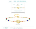 Pulsera Multicolor con Yin Yang en Acero Inoxidable – vista principal del diseño multicolor con yin yang