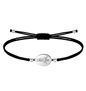 Pulsera Hilo Encerado con San Pancracio en Acero Inoxidable cotigo