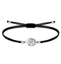 Pulsera Hilo Encerado con San Antonio Acero Inoxidable cotigo