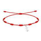 Pulsera 7 Nudos con Cruz Contra el Mal Acero Plateado cotigo