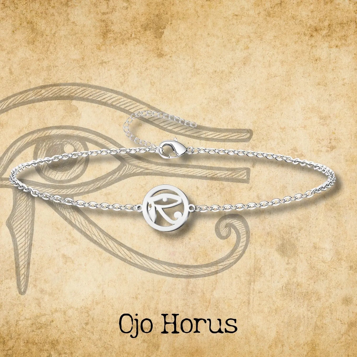Pulsera Ojo de Horus Acero