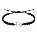 Pulsera Hilo Destino Luna y Estrella Acero