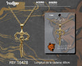 Colgante Hombre Acero color Dorado - cotigo