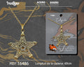 Colgante Hombre Acero color Dorado - cotigo