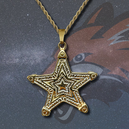💥 Collar para Hombre en Acero Inoxidable Color Dorado 💎 Estilo Urbano Hip Hop 🔗 Cadena de 60 cm para Look Moderno y Atrevido