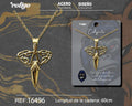 Colgante Hombre Acero color Dorado - cotigo