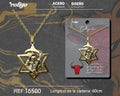 Colgante Hombre Acero color Dorado - cotigo