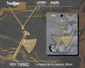 Colgante Hombre Acero color Dorado - cotigo